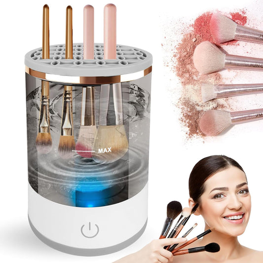 Electric Makeup Brush Cleaner and Dryer, Automatic Brush Washing Machine