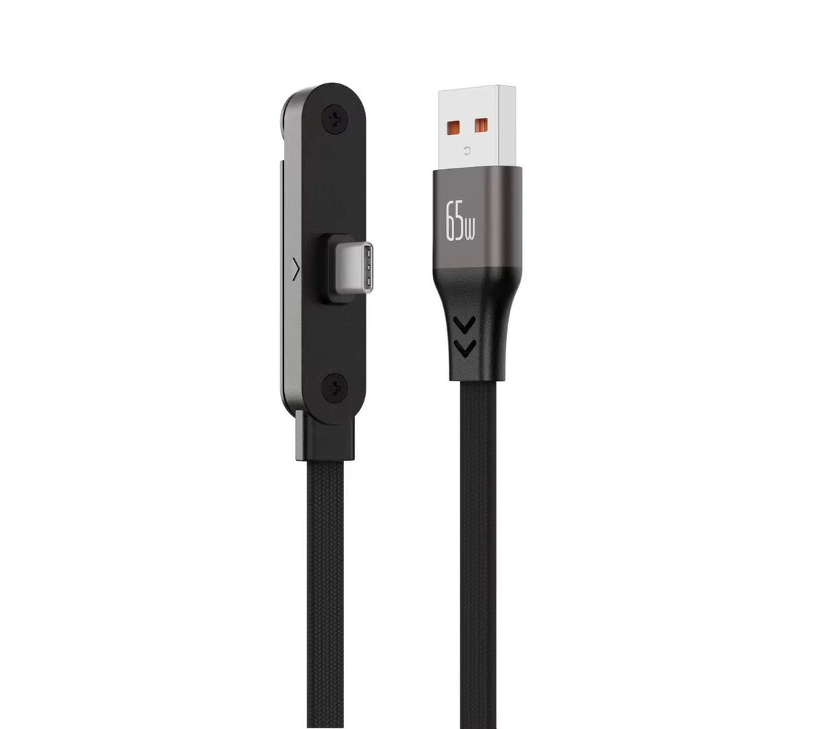 240W Type-C to Type C Cable Elbow Fast Charging Data Cable Foldable Stand Phone Holder for Iphone 17/16/15 for Samsung Charger